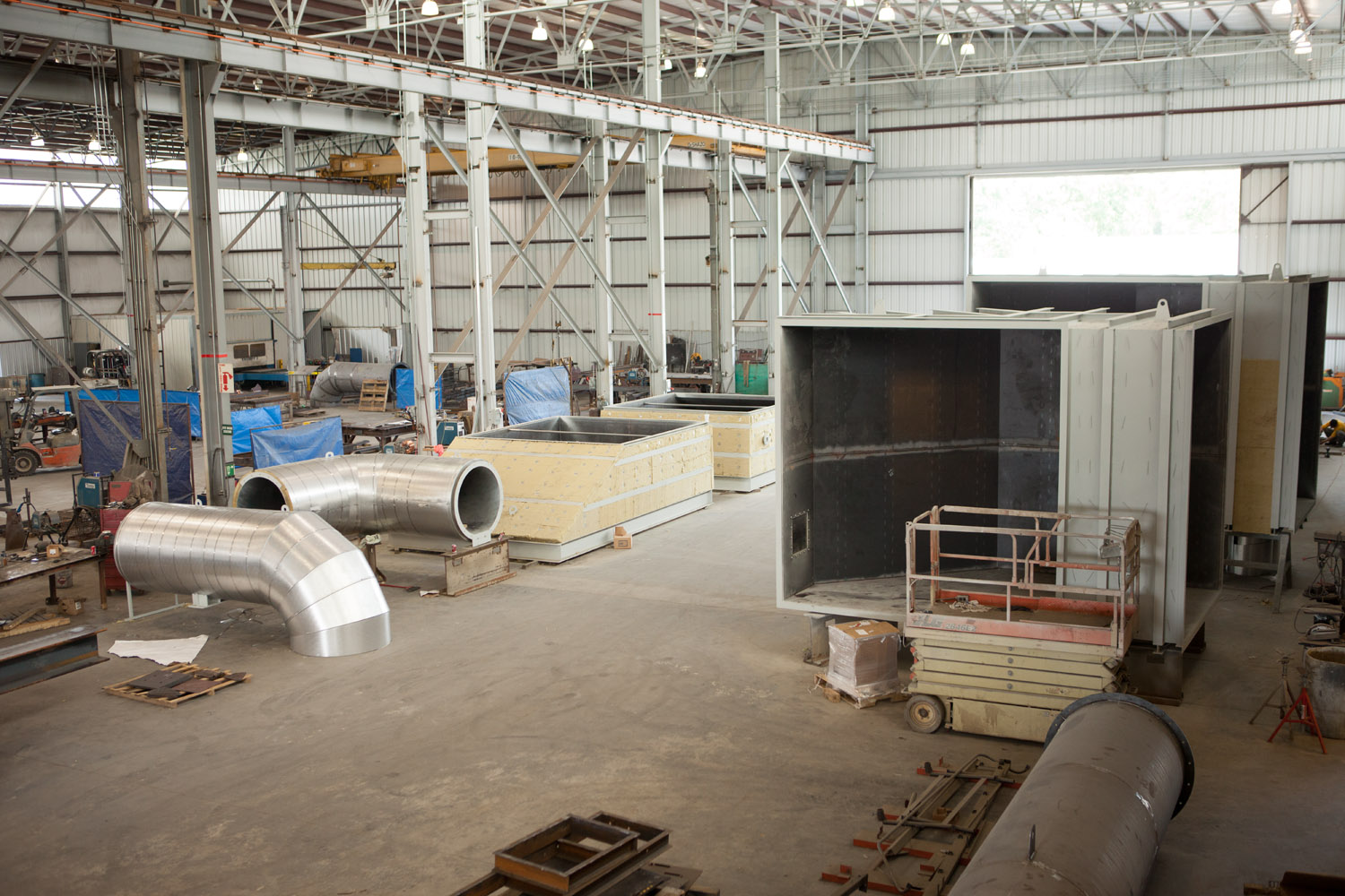 round and rectangular heavy ductwork fabrication